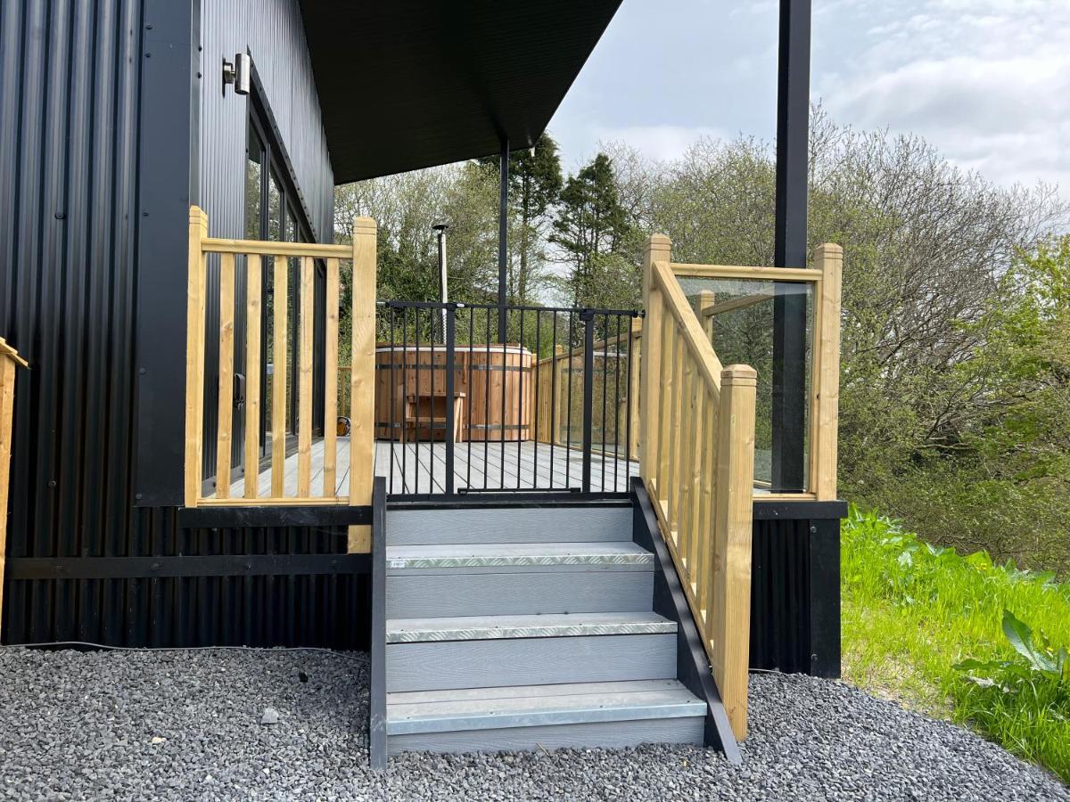 Luxury Lodge In The Treetops Llanbrynmair Экстерьер фото